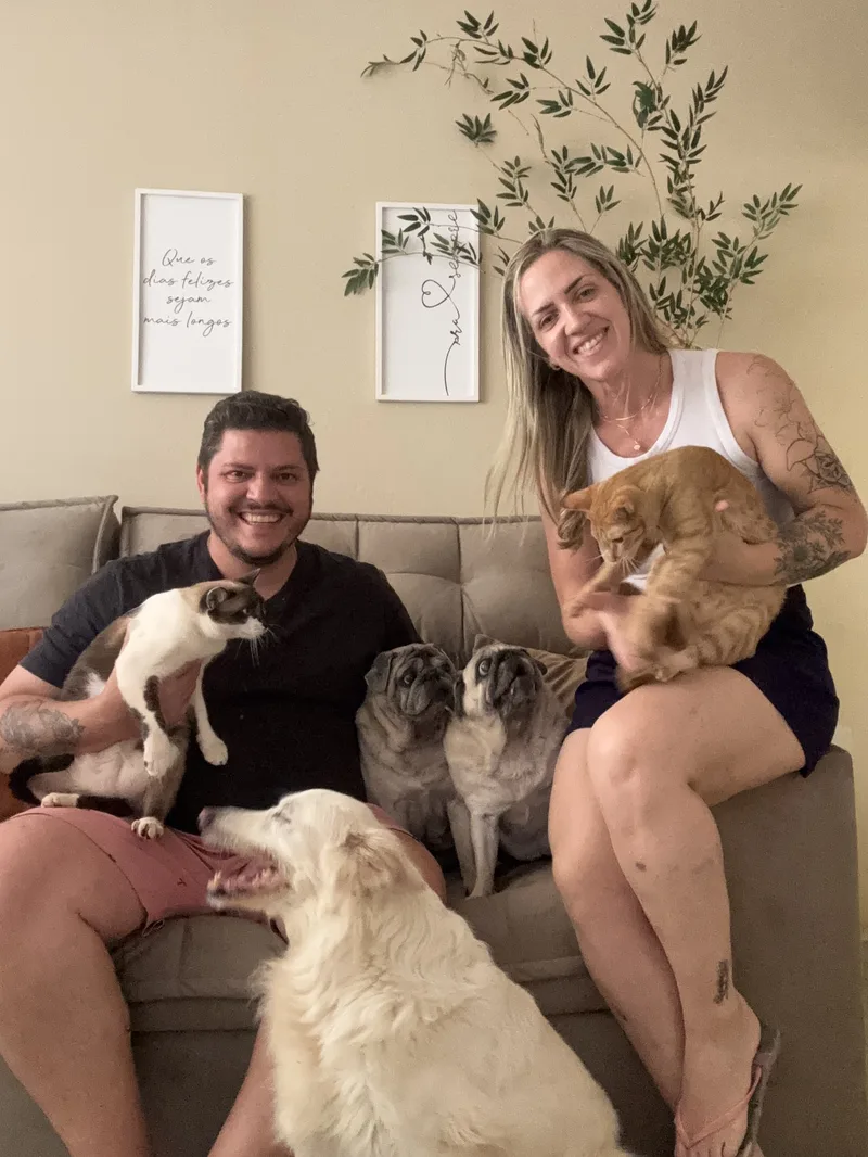 Pollyana Crivello e equipe do Patas de Casa Essence Pet Spa